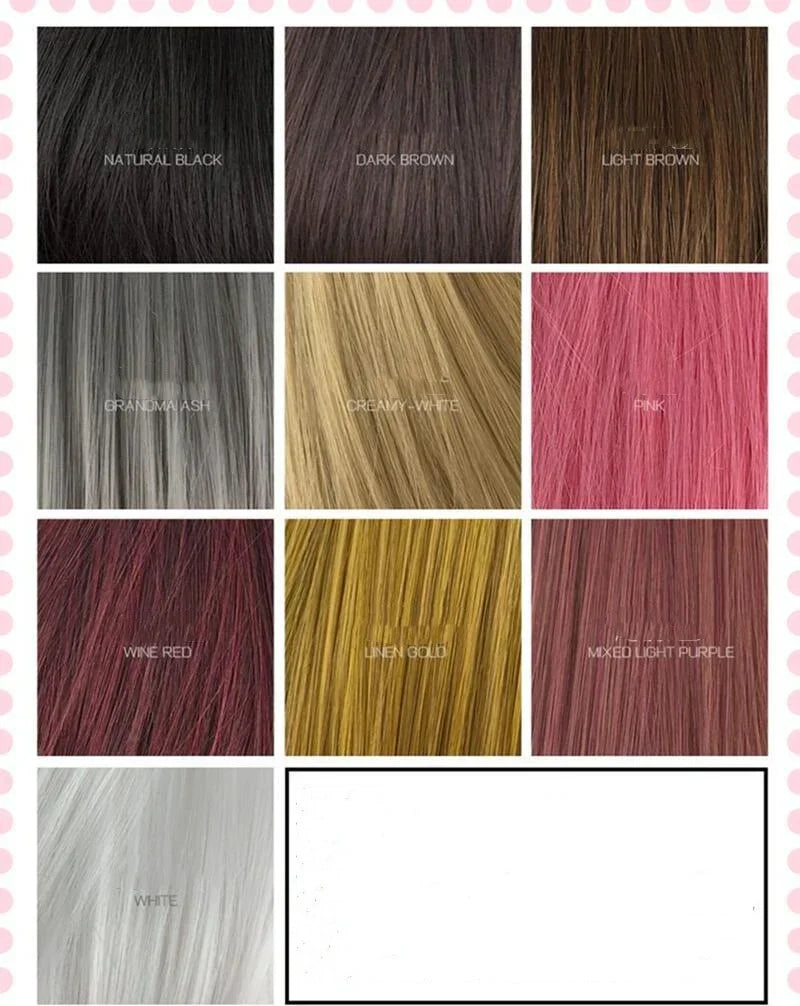 Premium Human Hair Long Straight Hair Cover