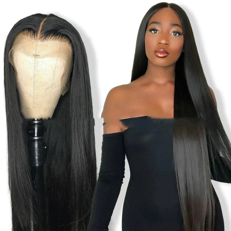 Wig Female Long Straight Hair Long Straight Wigs Africa Fashion Headgear