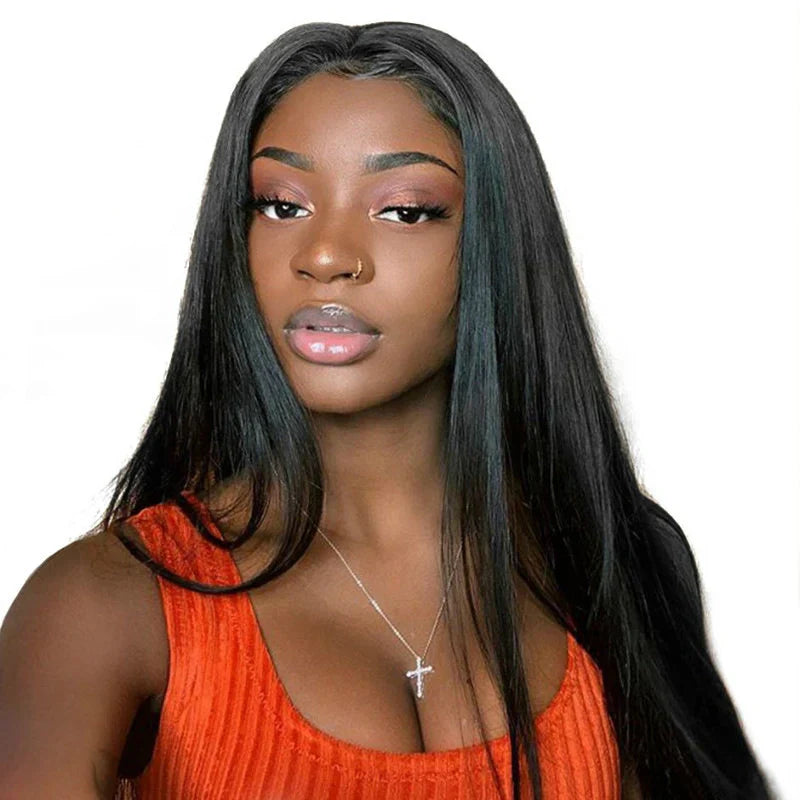 Wig Female Long Straight Hair Long Straight Wigs Africa Fashion Headgear