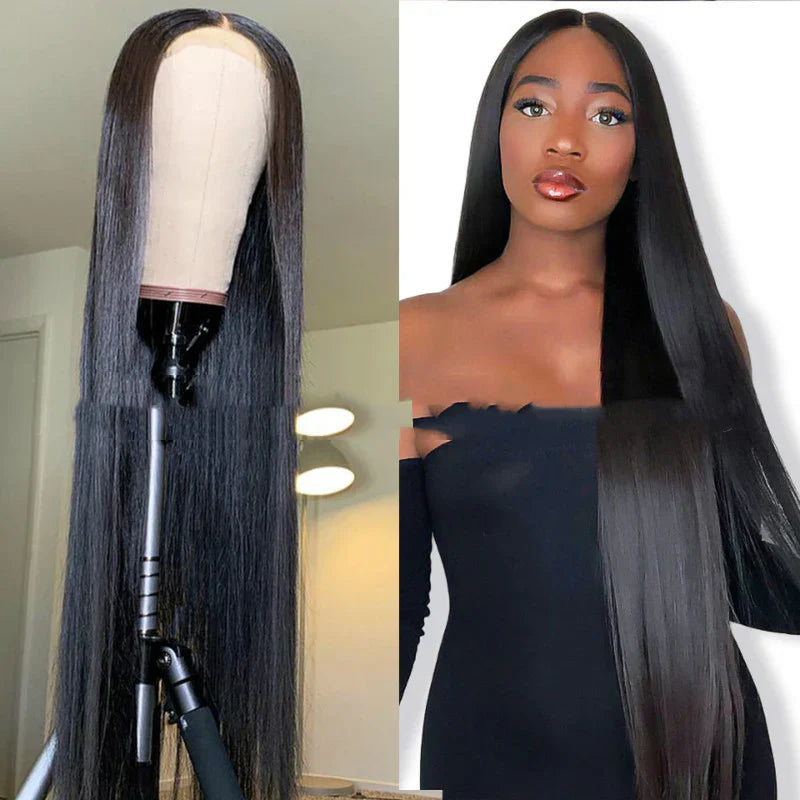 Wig Female Long Straight Hair Long Straight Wigs Africa Fashion Headgear