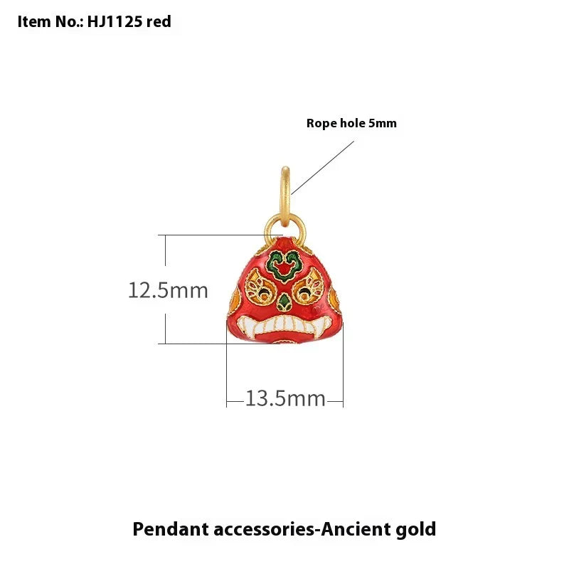 Alluvial Gold Ancient Yellow Gold Lucky Beads Diy Accessories